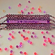 плетеная фенечка  плетеная фенечка