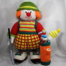 Клоун. Игрок в гольф Клоун. Игрок в гольф